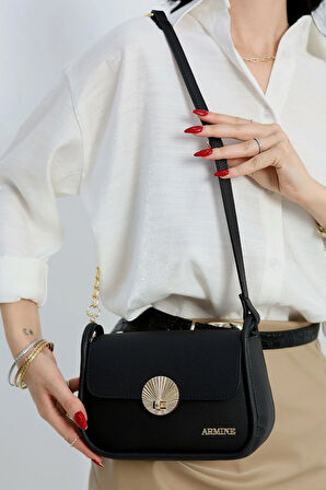 Armine 397 Kadın Omuz Çantası Siyah