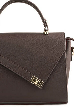 Armine 405 Kadın Omuz Çantası Kahverengi