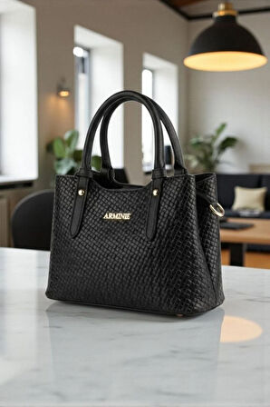 Armine 416 Kadın Kol Çantası Siyah