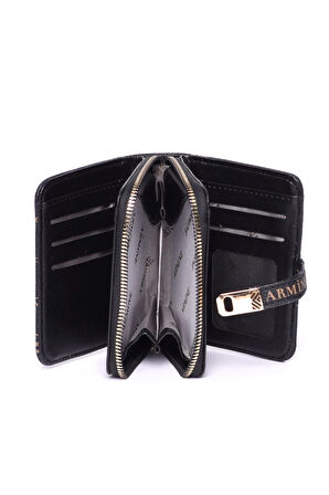 Armine C 01 Kadın El Çantası Siyah Baskılı