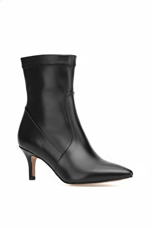 Elit Brk248 Kadın Topuklu Bot Siyah