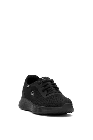 King Paolo H1249 Palmer Erkek Memory Foam Klasik Sneaker Siyah