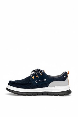 King Paolo K1339 Hawai Erkek Memory Foam Casual Ayakkabı Lacivert