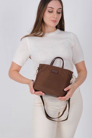 Silver Polo SP1225-M206 Kadın El Çantası Kahverengi