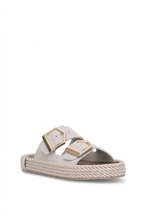 Elit PM46 K01 Kadın Düz Terlik Taş