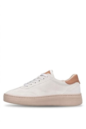 Elit KOC19433 Kadın Hakiki Deri Klasik Sneaker Beyaz