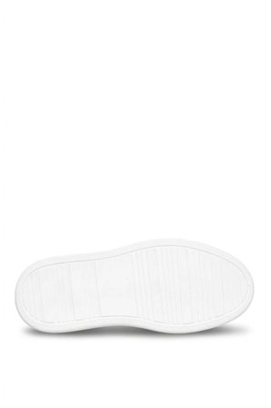 John Richardo 24408 Erkek Hakiki Deri Klasik Sneaker Beyaz