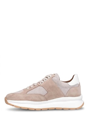 John Richardo 24298 Erkek Hakiki Deri Klasik Sneaker Bej