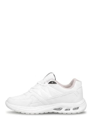 Elit ASPRT4157 Erkek Klasik Sneaker Beyaz - Gümüş