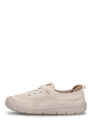 Voyager B667 Kadın Klasik Sneaker Bej