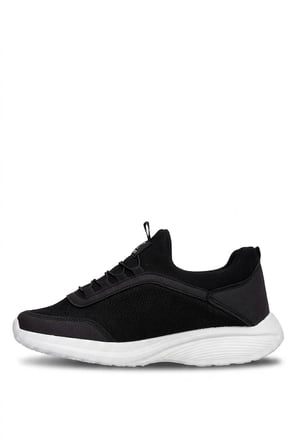 Elit ASPRT4194 Erkek Klasik Sneaker Siyah - Beyaz