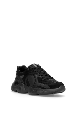 Marcomen 152-23291 Erkek Hakiki Deri Klasik Sneaker Siyah