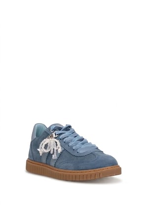 John Richardo 1187 Kadın Hakiki Deri Klasik Sneaker Lacivert