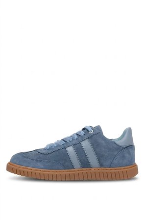 John Richardo 1187 Kadın Hakiki Deri Klasik Sneaker Lacivert