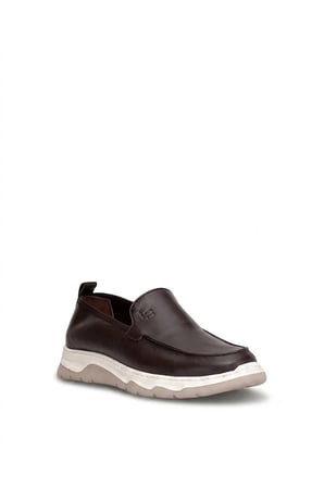 Luciano Bellini 26K-E16401 Formal Erkek Casual Ayakkabı Kahverengi