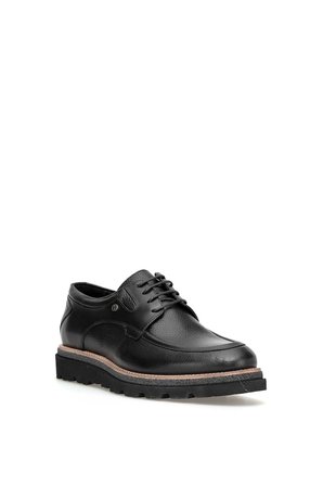 Marcomen 152-24258 Erkek Hakiki Deri Casual Ayakkabı Siyah