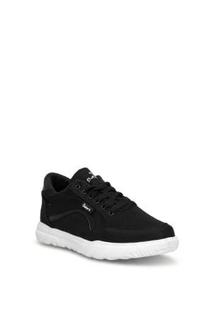 Elit ASYLD228 Erkek Klasik Sneaker Siyah - Beyaz