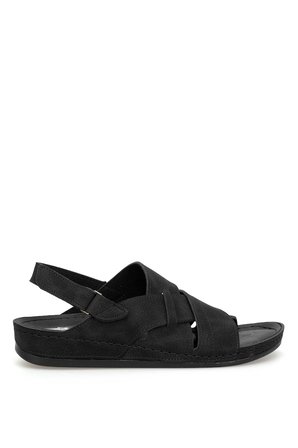 Elit MYSSS264-038 Erkek Düz Sandalet Siyah