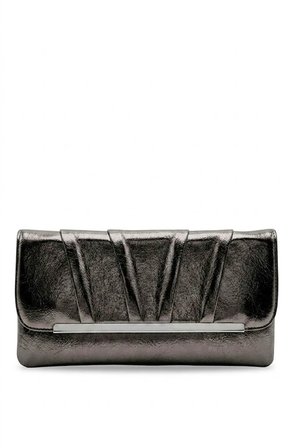 Varol 441 Clutch Kadın Portföy Çanta Platin