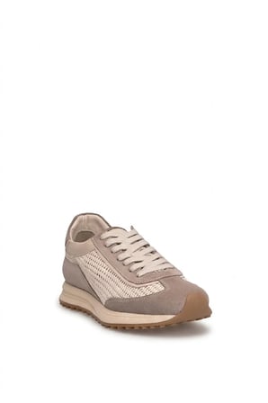 Marcomen 152-23270 Erkek Hakiki Deri Klasik Sneaker Bej
