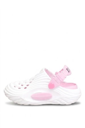 Elit MYS9808 Filet-Patik Kız Çocuk Emojili Sabo Terlik Beyaz - Pembe