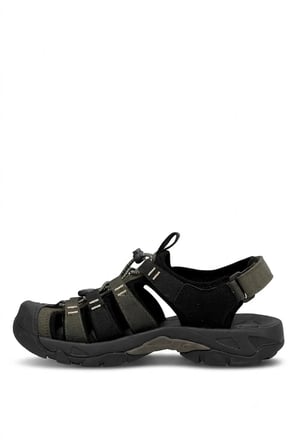 Humtto 152-710445A Erkek Outdoor Sandalet Siyah - Yeşil