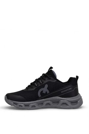 Elit ASENS4343 Erkek Klasik Sneaker Siyah - Füme
