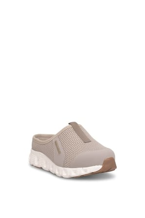 King Paolo H5204 Missy Kadın Memory Foam Sabo Terlik Bej