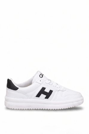 Elit ASQLA1457 Kadın Klasik Sneaker Beyaz - Siyah