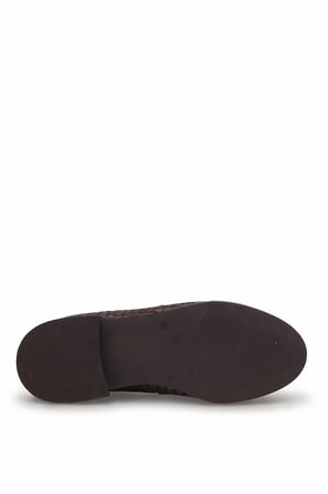 Mammamia D26KA-3075 Kadın Hakiki Deri Casual Ayakkabı Kahverengi