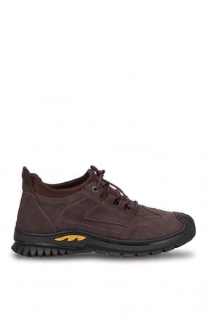 Elit 26KNBL5015 Erkek Hakiki Deri Sneaker Kahverengi
