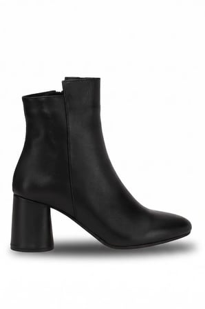 Elit VVS2727C Kadın Hakiki Deri Topuklu Bot Siyah