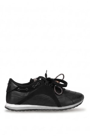 Elit Kcm243 Kadın Taşlı Klasik Sneaker Siyah