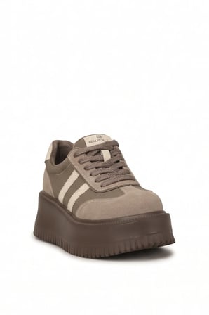 Elit HML262-1117 Kadın Klasik Sneaker Kahverengi