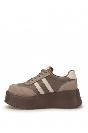 Elit HML262-1117 Kadın Klasik Sneaker Kahverengi