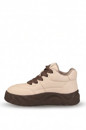 Elit HML262-1132 Kadın Klasik Sneaker Bej