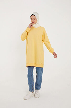 BİSİKLET YAKA SWEATSHIRT