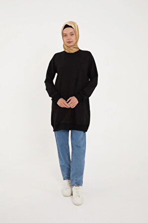 BİSİKLET YAKA SWEATSHIRT