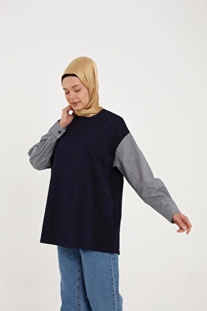 BİSİKLET YAKA SWEATSHIRT