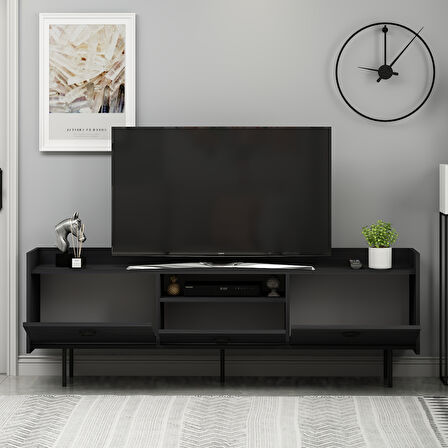 T0015 Lidya Kapaklı, Açık Raflı Tv Sehpası, Tv Ünitesi