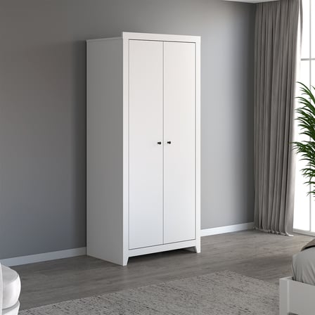 İnarch Dizayn Bled 2 Kapaklı Gardırop – Şık ve Minimalist Yatak Odası Dolabı