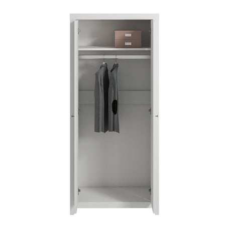 İnarch Dizayn Bled 2 Kapaklı Gardırop – Şık ve Minimalist Yatak Odası Dolabı