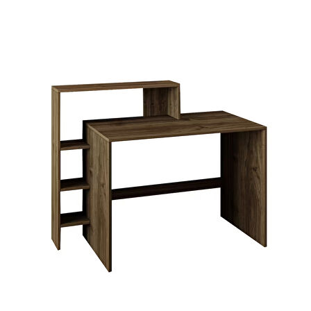 Amber Çalışma Masası – Raflı, Modern Bilgisayar Masası