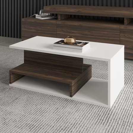 Vera Mini Orta Sehpa – Modern Tasarım, Fonksiyonel Raflı Yap