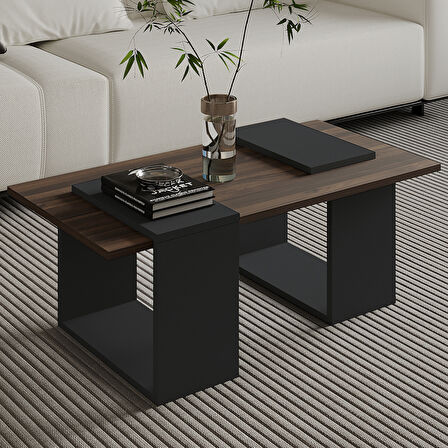 Matris Modern Orta Sehpa – Geometrik Tasarım ve Şık Detaylar