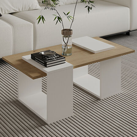 Matris Modern Orta Sehpa – Geometrik Tasarım ve Şık Detaylar