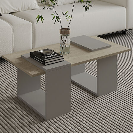 Matris Modern Orta Sehpa – Geometrik Tasarım ve Şık Detaylar