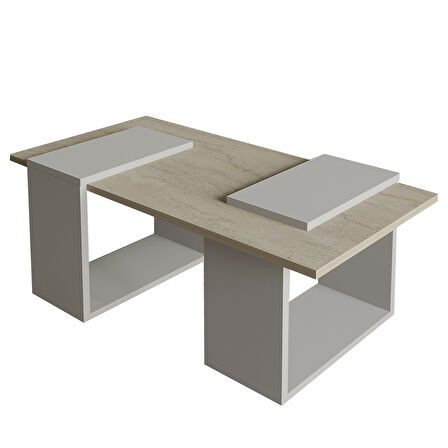 Matris Modern Orta Sehpa – Geometrik Tasarım ve Şık Detaylar