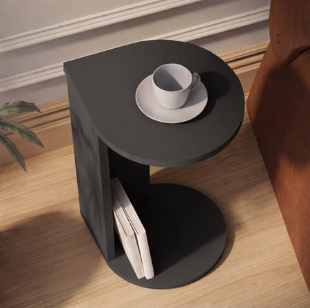İnarch Dizayn Drop Modern Tasarım Yan Sehpa – Kompakt ve Ergonomik Yan Masa
