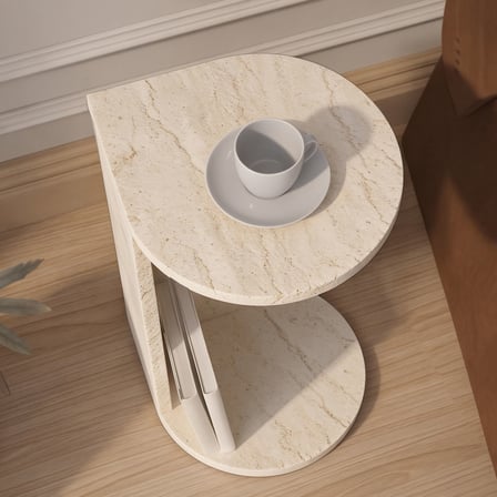İnarch Dizayn Drop Modern Tasarım Yan Sehpa – Kompakt ve Ergonomik Yan Masa